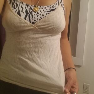 Sheer Ivory Cami Top